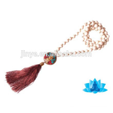Fashion Turquoise Beaded Tassel Necklace Yoga Jewelry